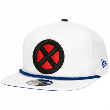 X-Men Logo White Colorway New Era Adjustable Golfer Rope Hat